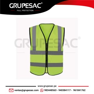 Chaleco Industrial Verde Fosforescente