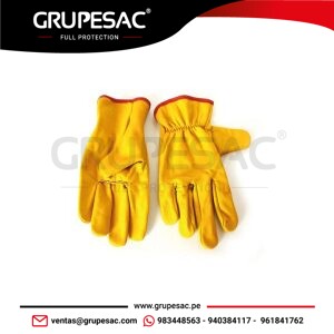 Guantes de Cuero Cromo Badana
