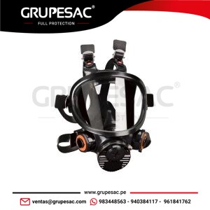 Respirador Full Face de Silicona, Medium 7800S 3M