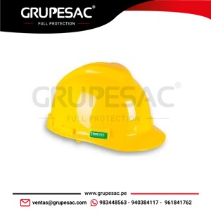 Casco Amarillo Tridente
