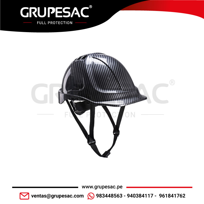 Casco-Endurance-con-aspecto-de-fibra-de-carbono-PC55-Portwest Casco Endurance con aspecto de fibra de carbono PC55