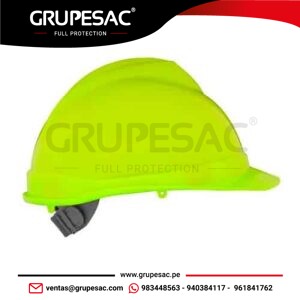 Casco Evo con Top 33 Fluor Verde Steelpro