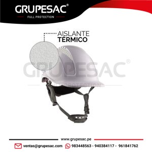 Casco Steelpro Montaña Ventilado Blanco