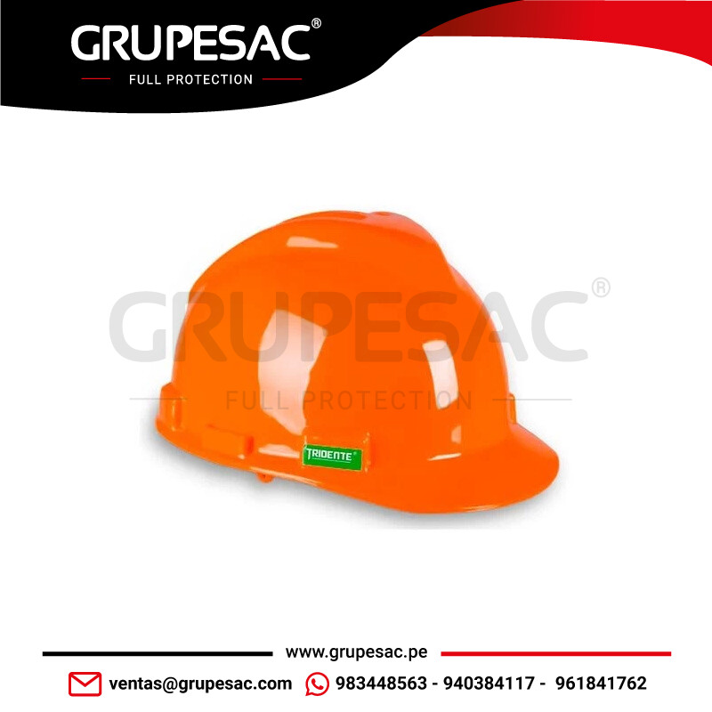 Casco-Tridente-Naranja Casco Tridente Naranja