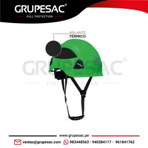 Casco Yako Verde Steelpro