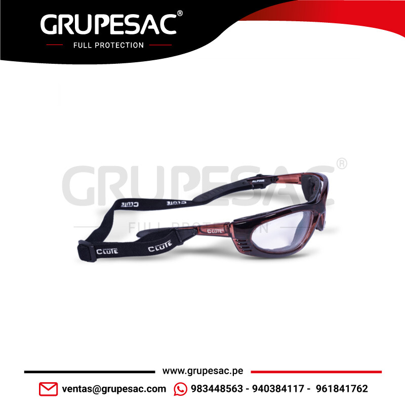 ANTEOJO-ALPINE-MARRÓN-LUNA-CLARA Anteojo Alpine Marrón Luna Clara