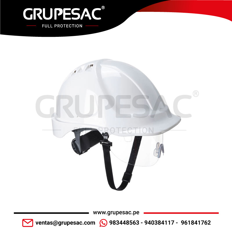 Casco-Endurance-con-visor-PW55-Portwest-blanco
