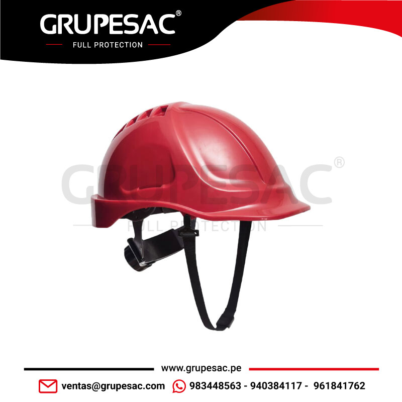 Casco-Endurance-con-visor-PW55-Portwest-rojo