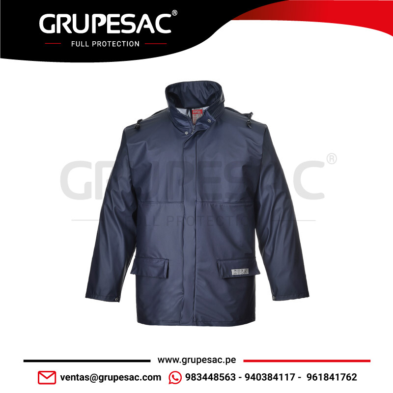 Chubasquero-Sealtex-Flame-Azul-marino-FR46-Portwest