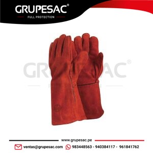 Guante Soldador Rojo Steelpro