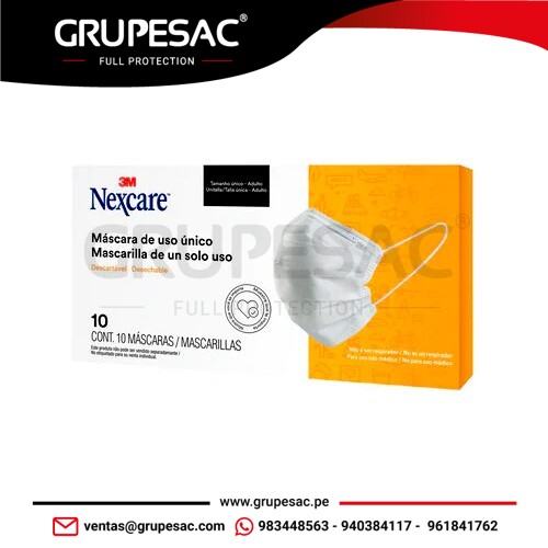 Mascarilla-Deshechable-Nexcare-3M.jpg Mascarilla Deshechable Nexcare 3M