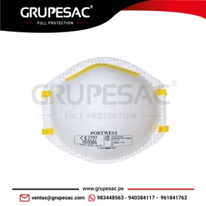 Mascarilla polvo y nieblas FFP1 P100 Portwest