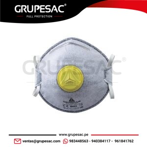 Mascarillas para Vapores Orgánicos con Válvula M1200VW Delta Plus