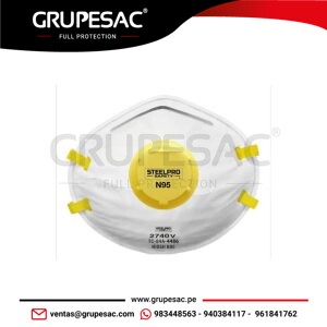 Respirador Descartable N95 2740V Steelpro