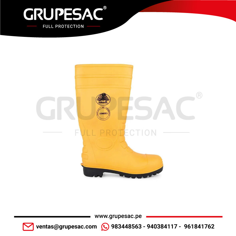 Botas-De-Seguridad-Workmaster-Amarillo-Bata Botas De Seguridad Workmaster Amarillo Bata