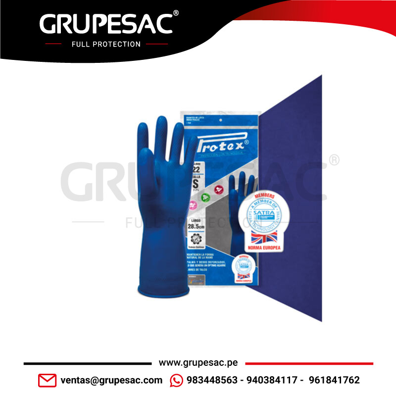 Guante-Azul-(Explendor-Blue)-Calibre-22-Protex Guante Azul (Explendor Blue) Calibre 22 Protex