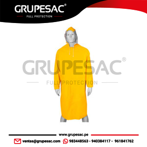 ABRIGO PVC XP-300 AMARILLO STEELPRO FRONTAL