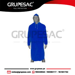 ABRIGO PVC XP-300 AZUL STEELPRO FRONTAL