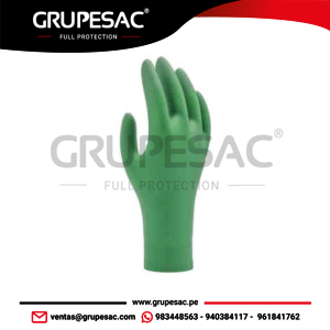 Guante Desechable de Nitrilo Showa 6110PF 4MM CJA X100 UND