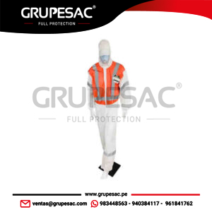 Mameluco Descartable con Cinta Reflectiva EMN428WORT Lakeland